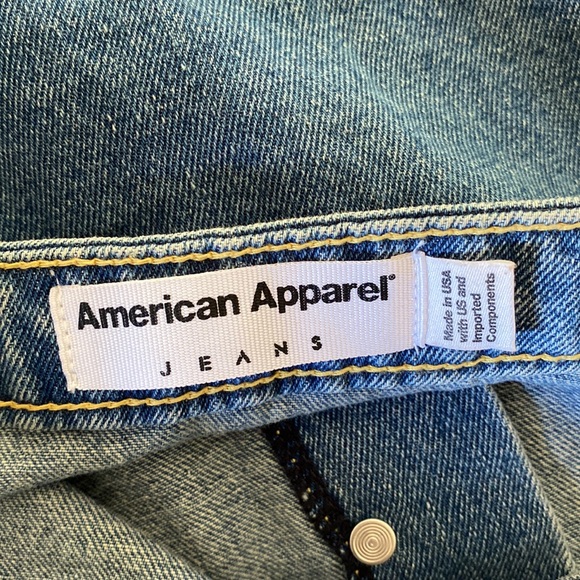 American apparel button down jean mini skirt. Small. - Picture 5 of 6